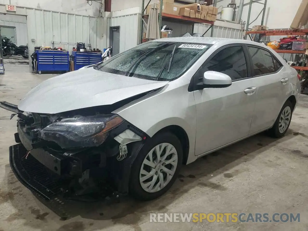 1 fotografías del automóvil dañado 5YFBURHE6KP883189 TOYOTA COROLLA 2019