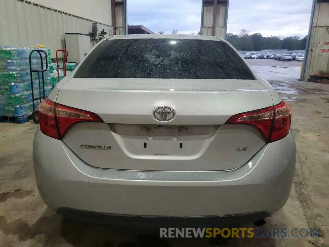6 fotografías del automóvil dañado 5YFBURHE6KP883189 TOYOTA COROLLA 2019