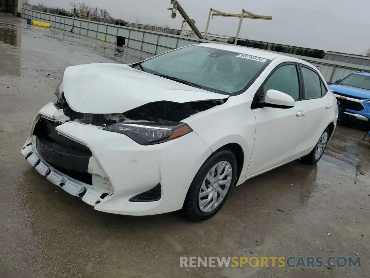 1 fotografías del automóvil dañado 5YFBURHE6KP884410 TOYOTA COROLLA 2019