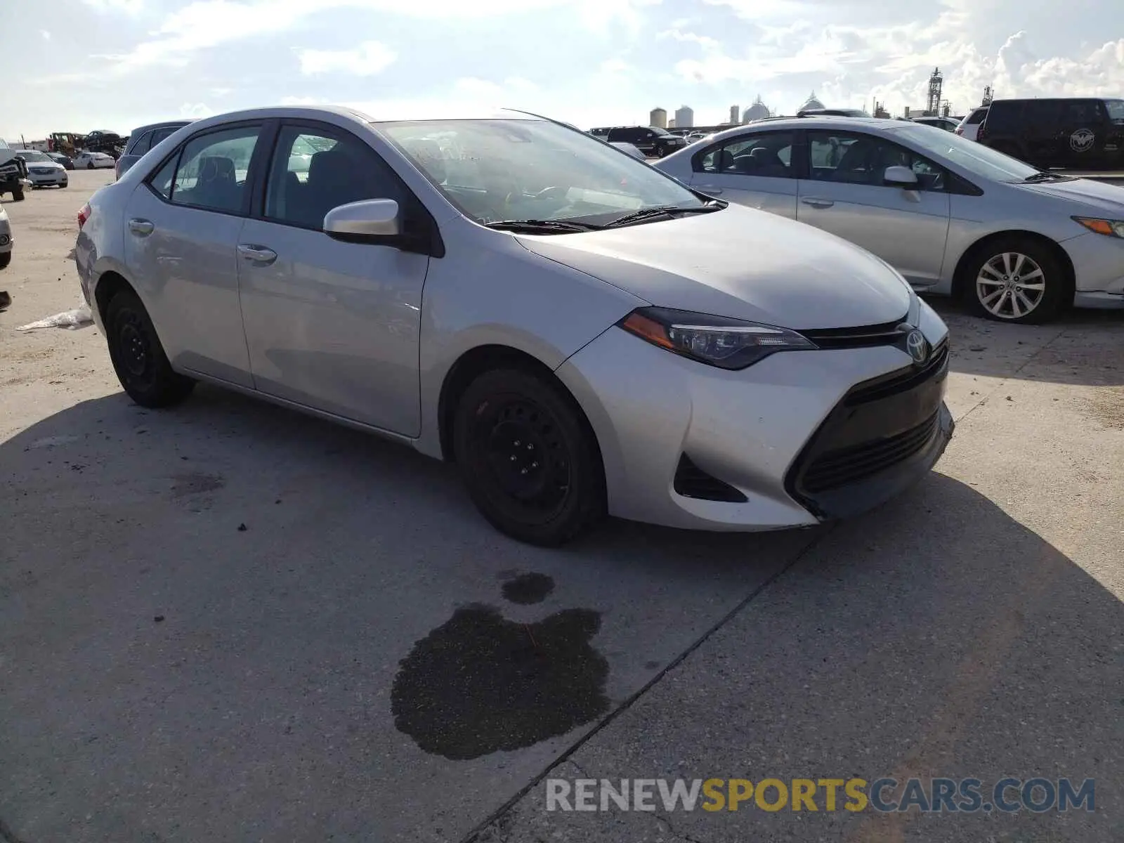 1 fotografías del automóvil dañado 5YFBURHE6KP887064 TOYOTA COROLLA 2019