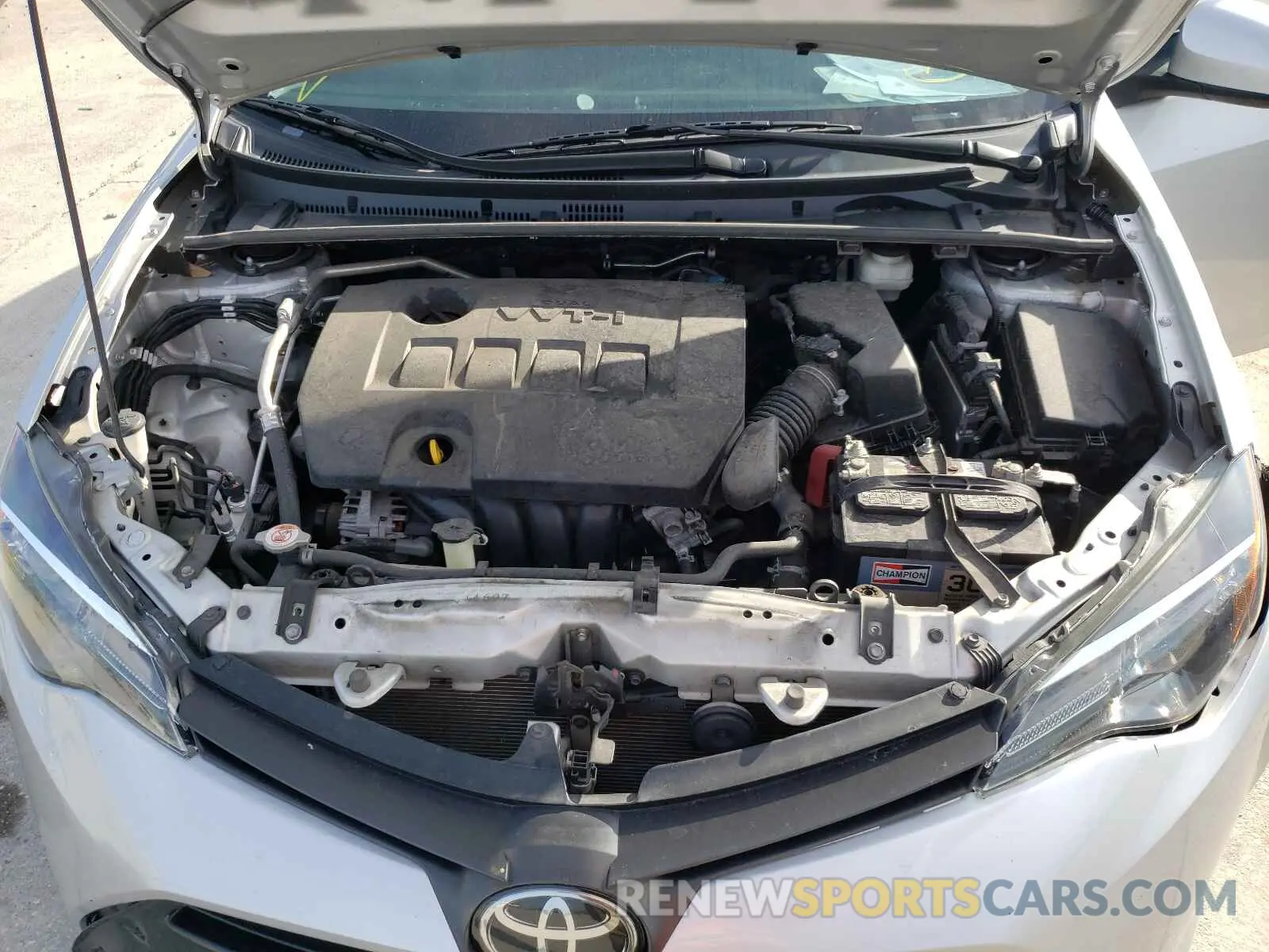 7 fotografías del automóvil dañado 5YFBURHE6KP887064 TOYOTA COROLLA 2019