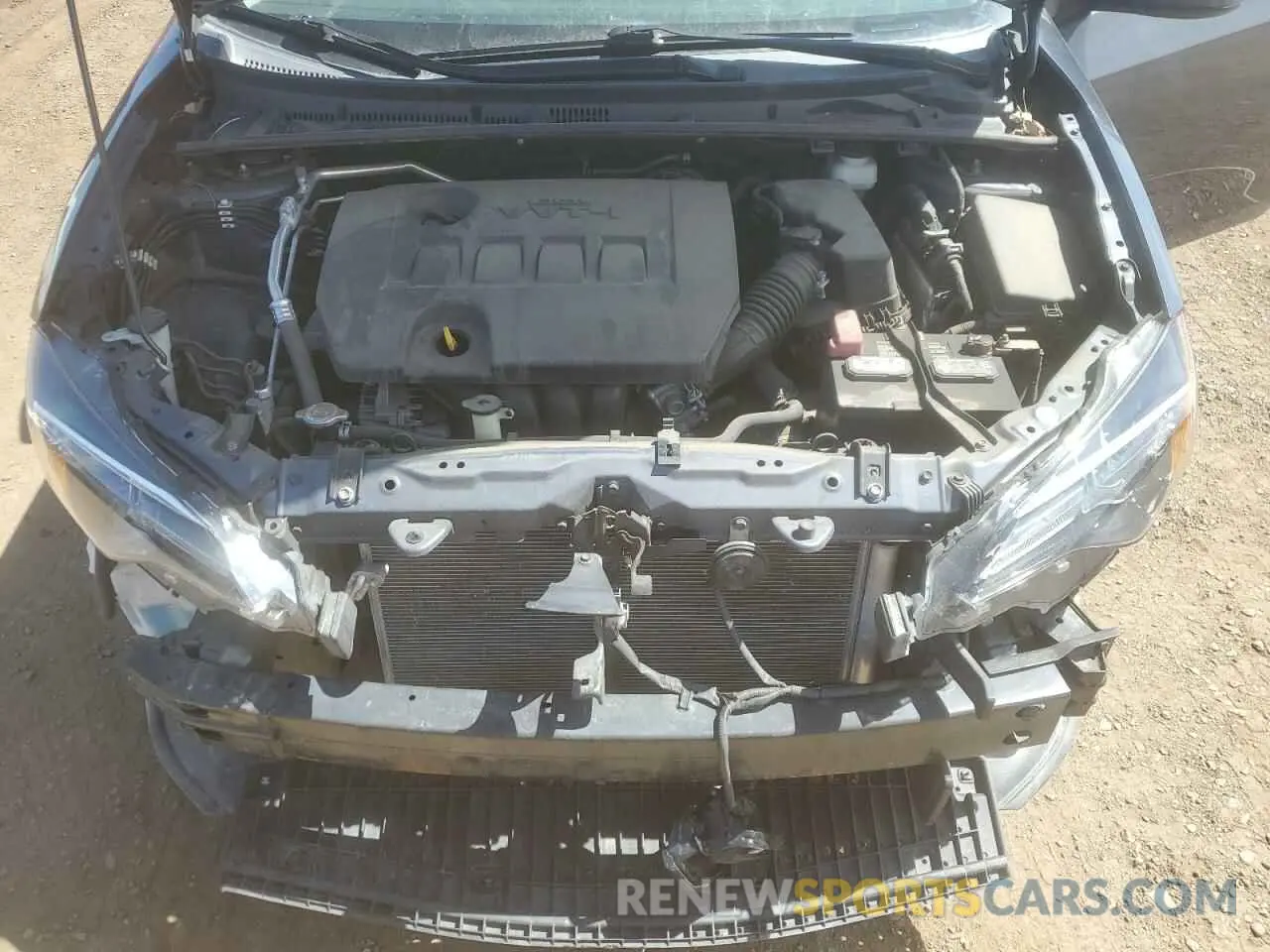 12 fotografías del automóvil dañado 5YFBURHE6KP889459 TOYOTA COROLLA 2019