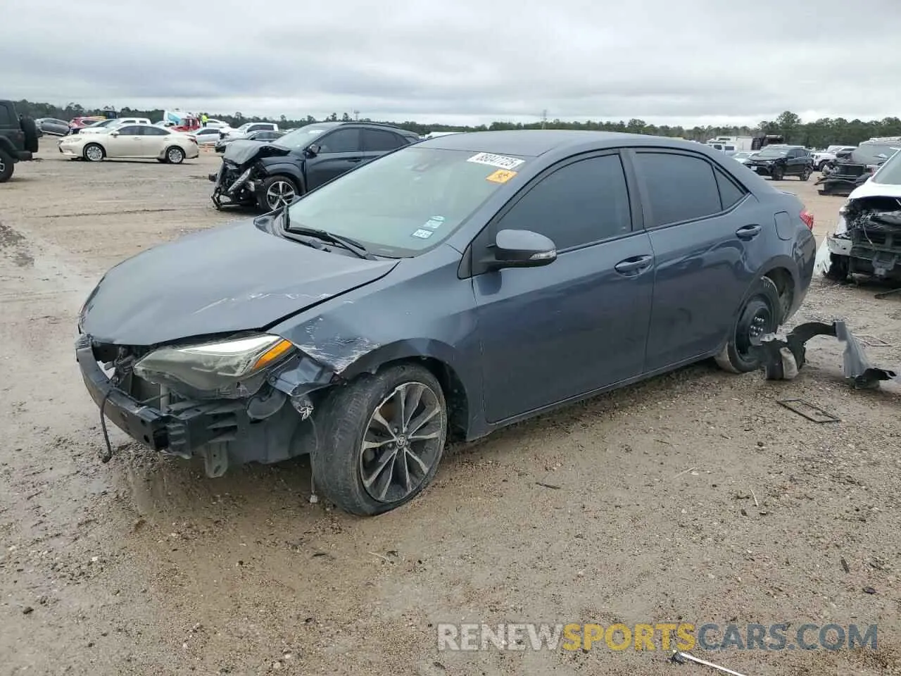 1 fotografías del automóvil dañado 5YFBURHE6KP901447 TOYOTA COROLLA 2019