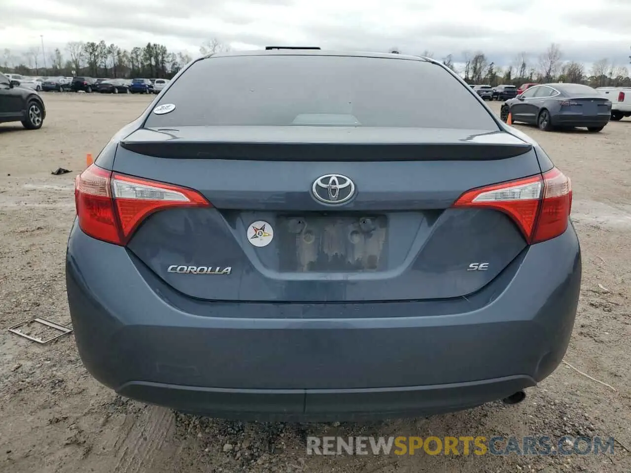 6 fotografías del automóvil dañado 5YFBURHE6KP901447 TOYOTA COROLLA 2019