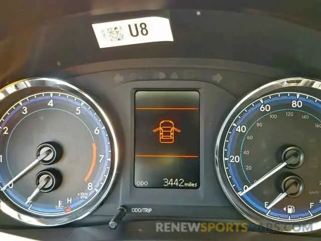 8 fotografías del automóvil dañado 5YFBURHE6KP902520 TOYOTA COROLLA 2019