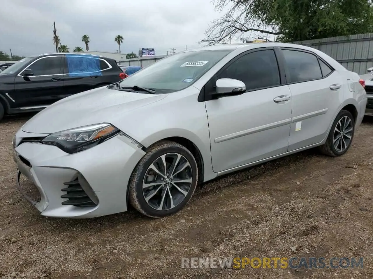 1 fotografías del automóvil dañado 5YFBURHE6KP905577 TOYOTA COROLLA 2019