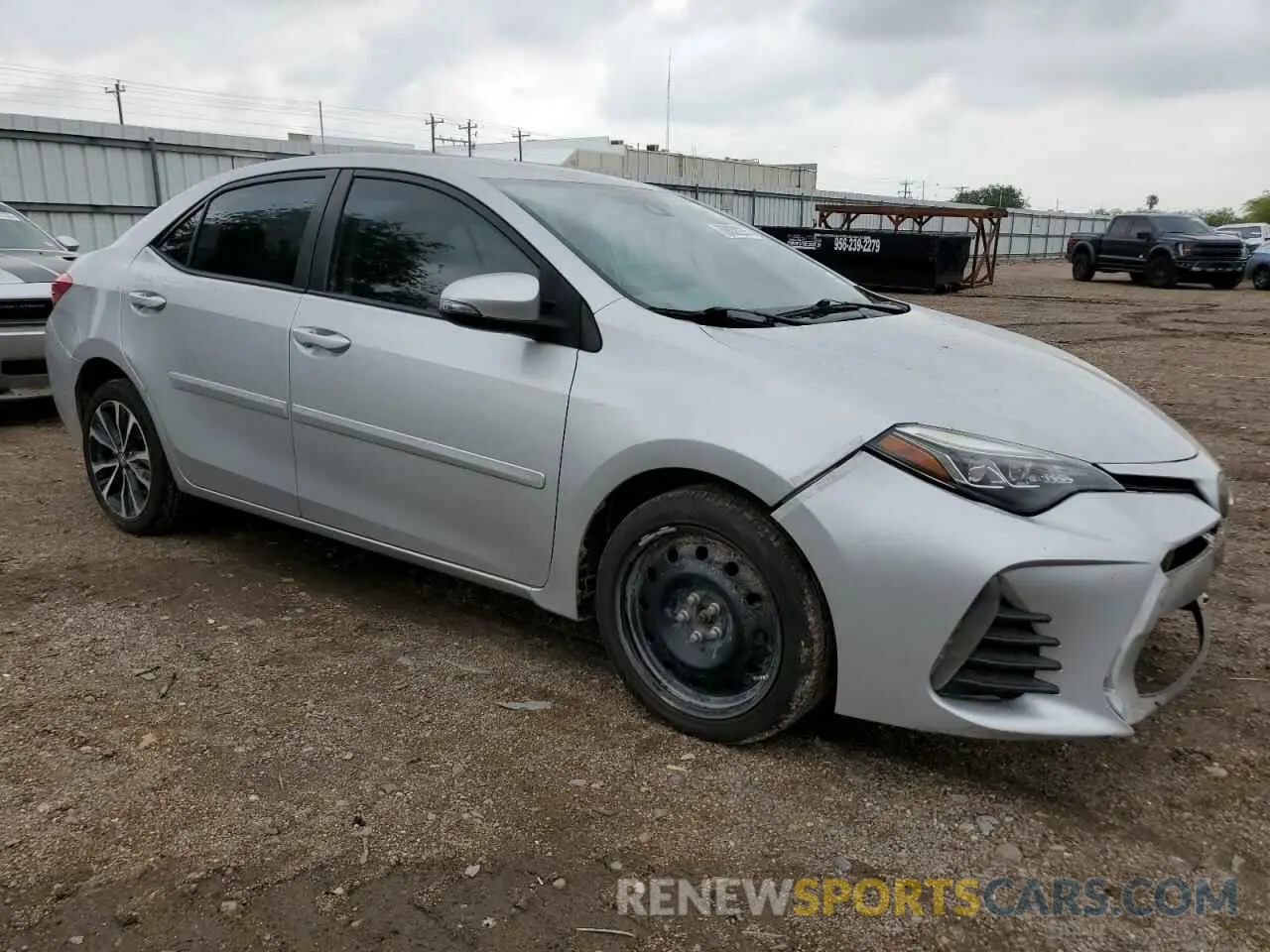 4 fotografías del automóvil dañado 5YFBURHE6KP905577 TOYOTA COROLLA 2019