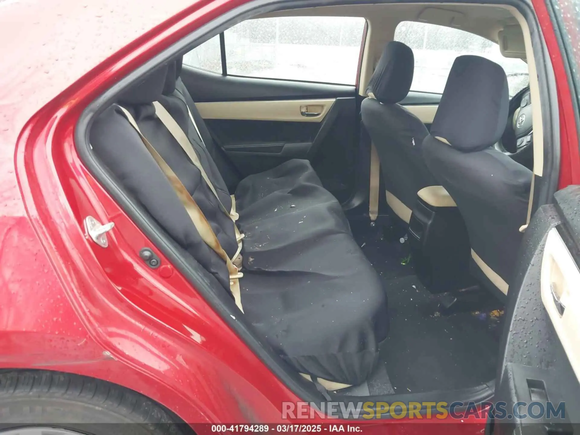 6 fotografías del automóvil dañado 5YFBURHE6KP907992 TOYOTA COROLLA 2019