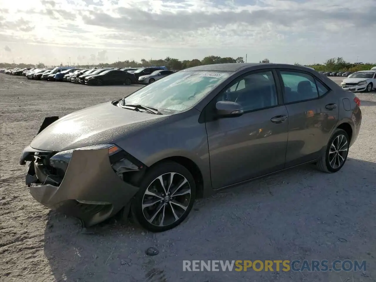 1 fotografías del automóvil dañado 5YFBURHE6KP911833 TOYOTA COROLLA 2019