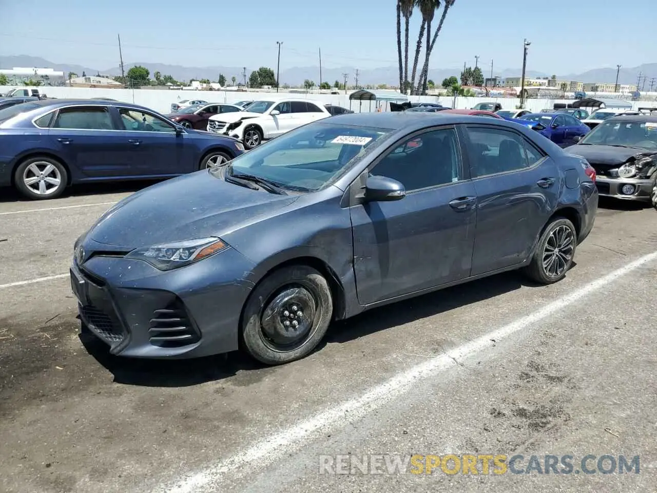 1 fotografías del automóvil dañado 5YFBURHE6KP915459 TOYOTA COROLLA 2019
