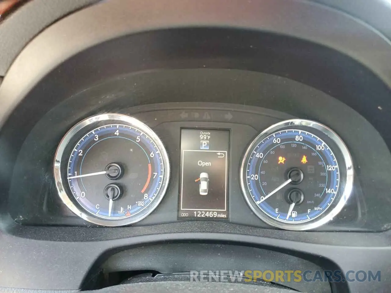 9 fotografías del automóvil dañado 5YFBURHE6KP915459 TOYOTA COROLLA 2019