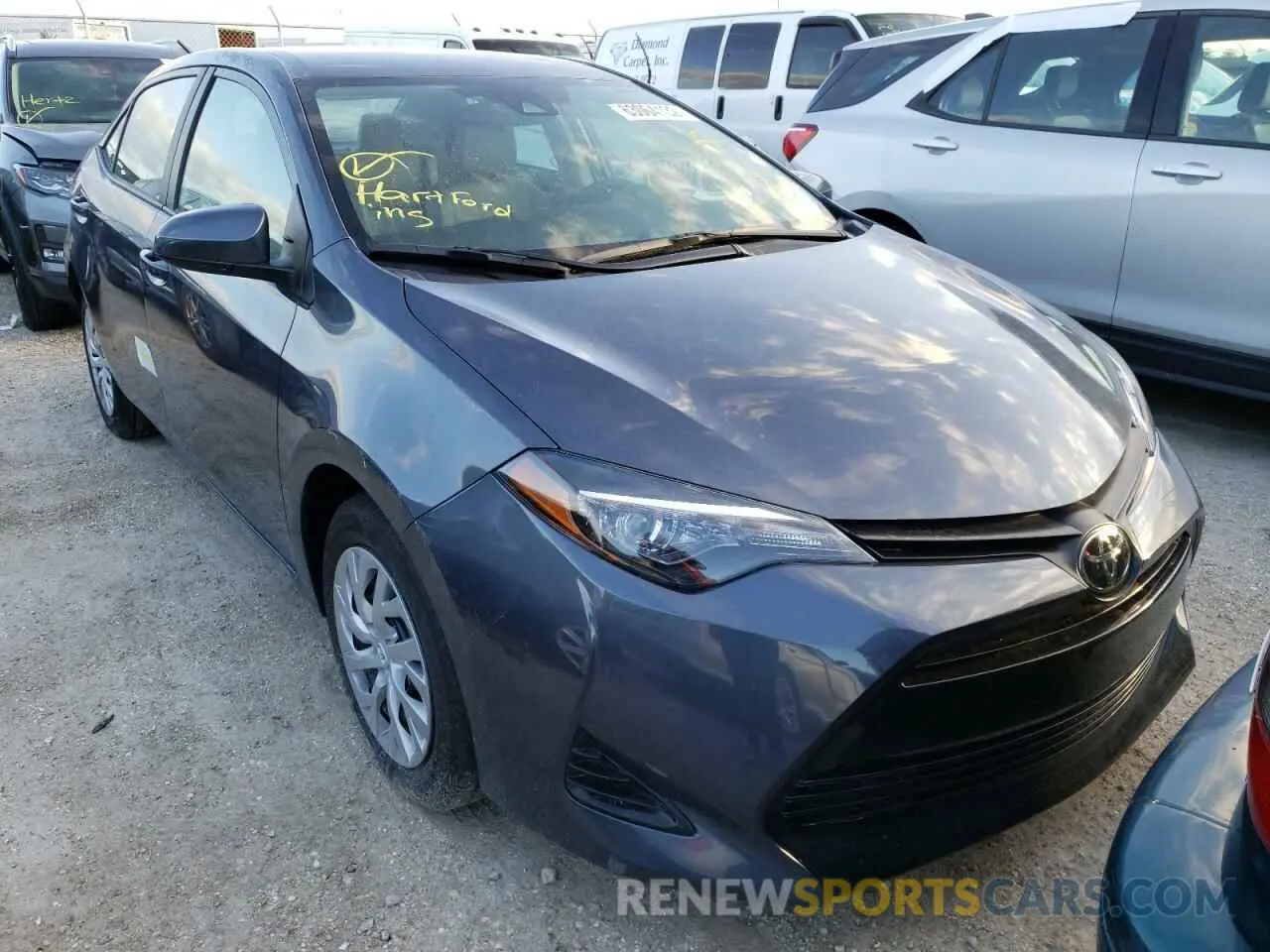 1 fotografías del automóvil dañado 5YFBURHE6KP920094 TOYOTA COROLLA 2019
