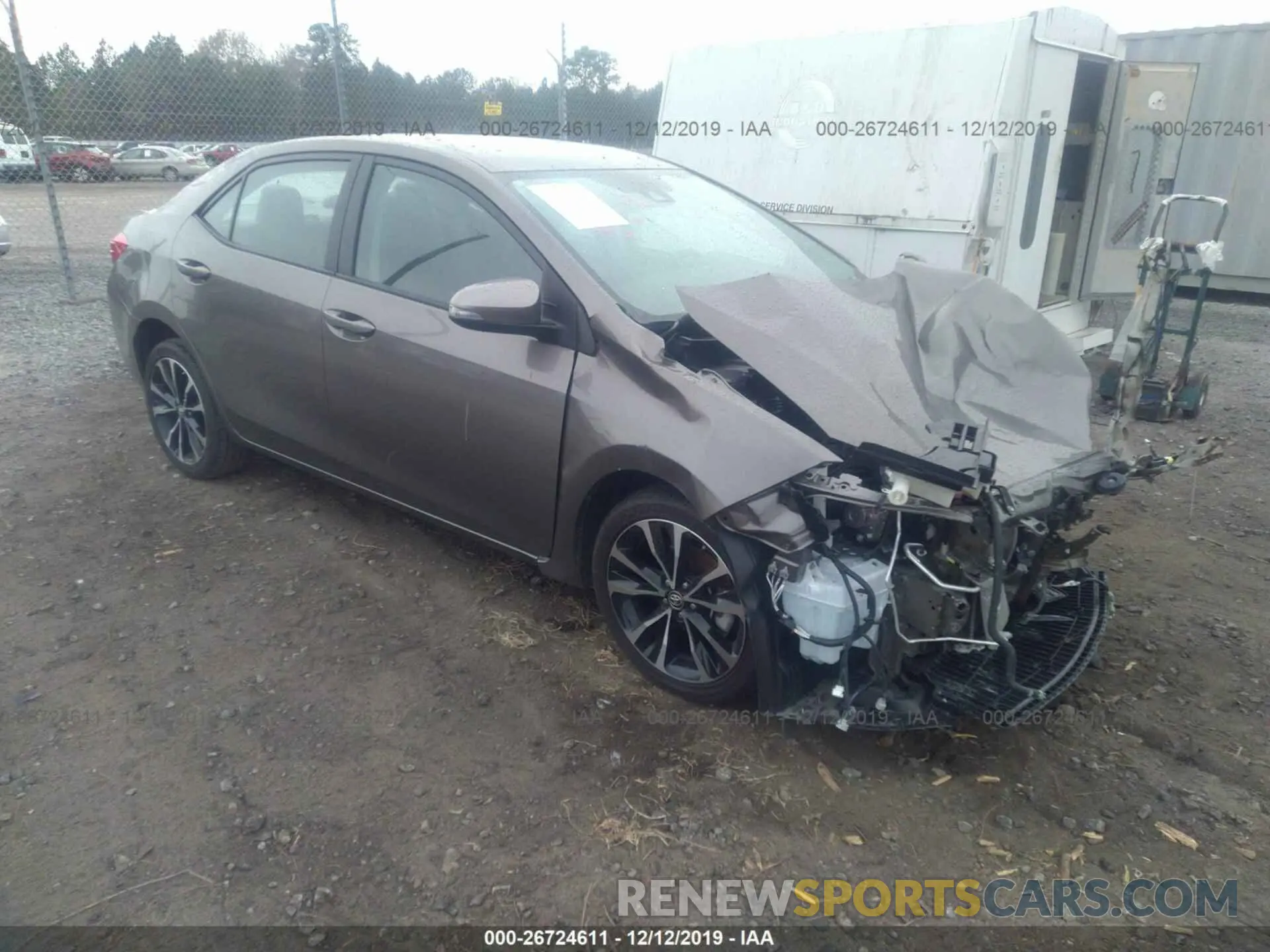 1 fotografías del automóvil dañado 5YFBURHE6KP920242 TOYOTA COROLLA 2019