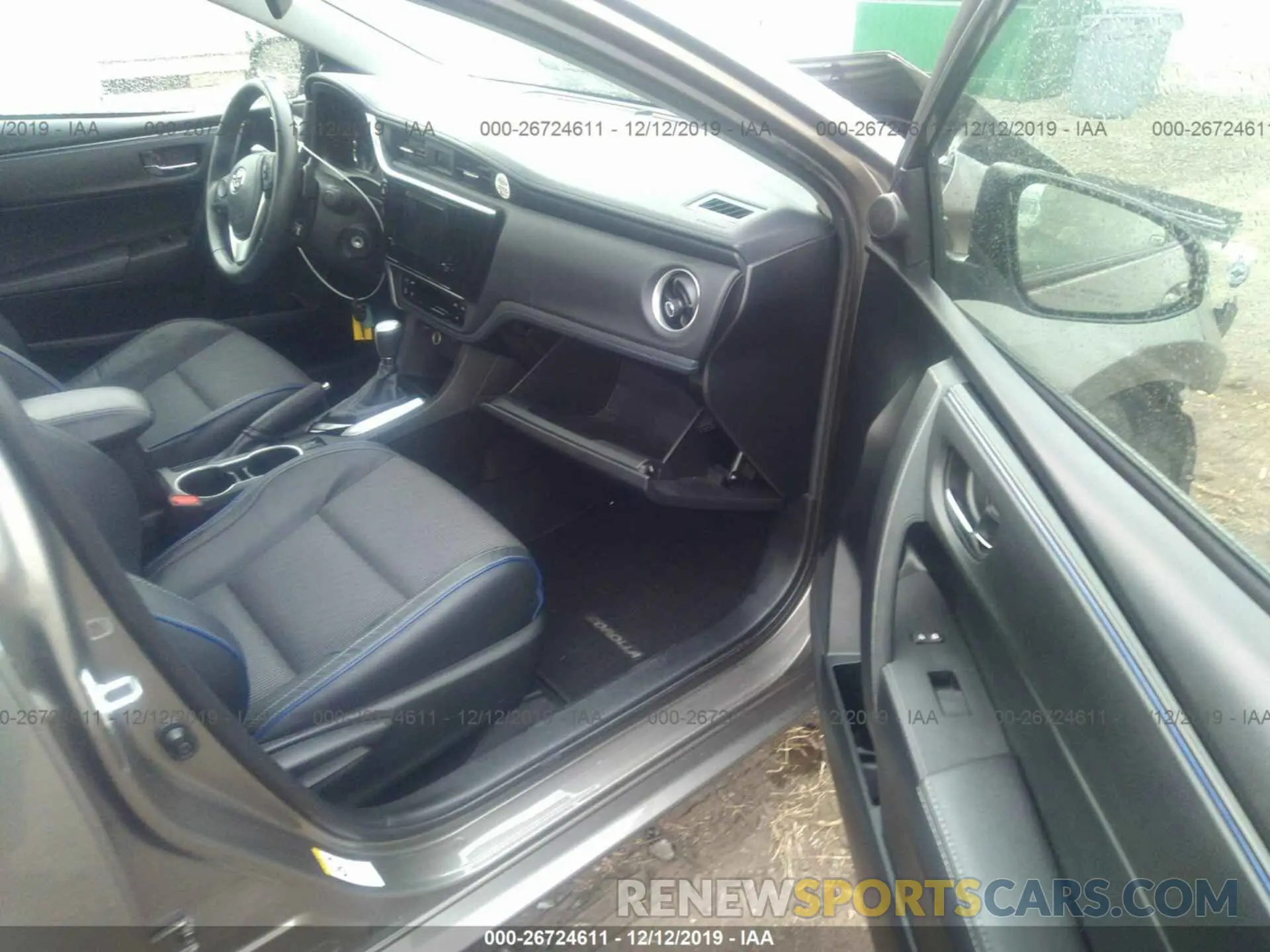 5 fotografías del automóvil dañado 5YFBURHE6KP920242 TOYOTA COROLLA 2019