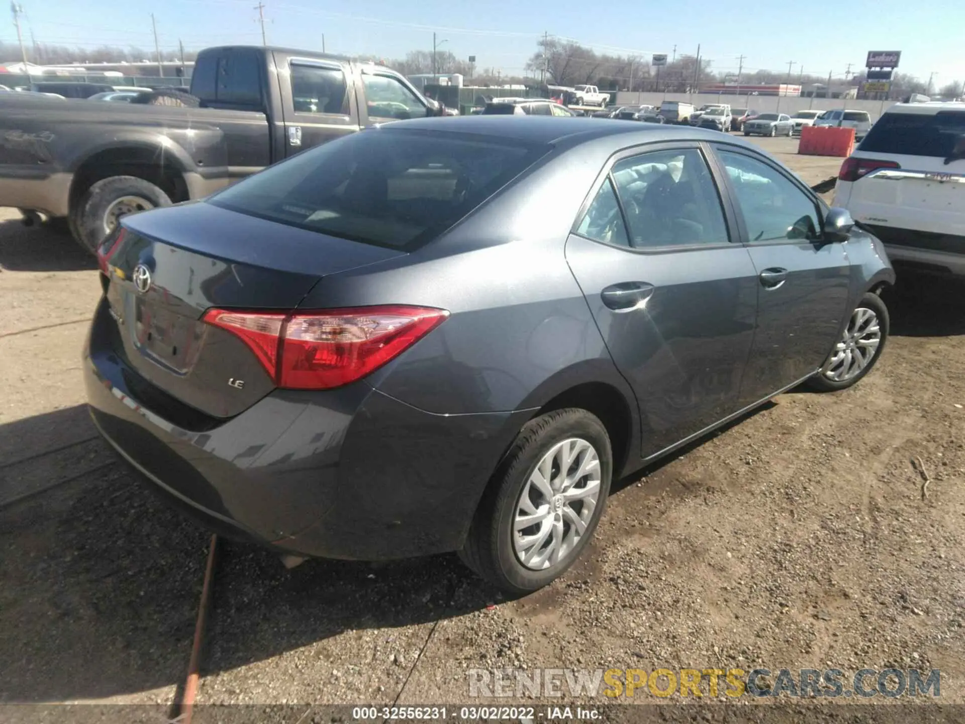 4 fotografías del automóvil dañado 5YFBURHE6KP921259 TOYOTA COROLLA 2019