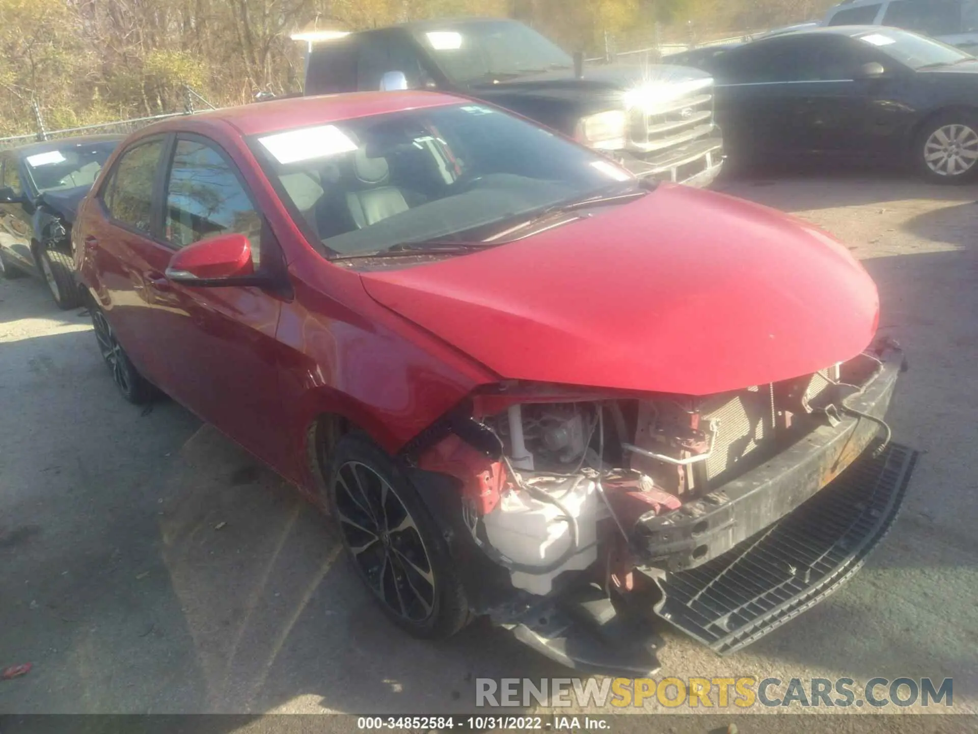 1 fotografías del automóvil dañado 5YFBURHE6KP921567 TOYOTA COROLLA 2019