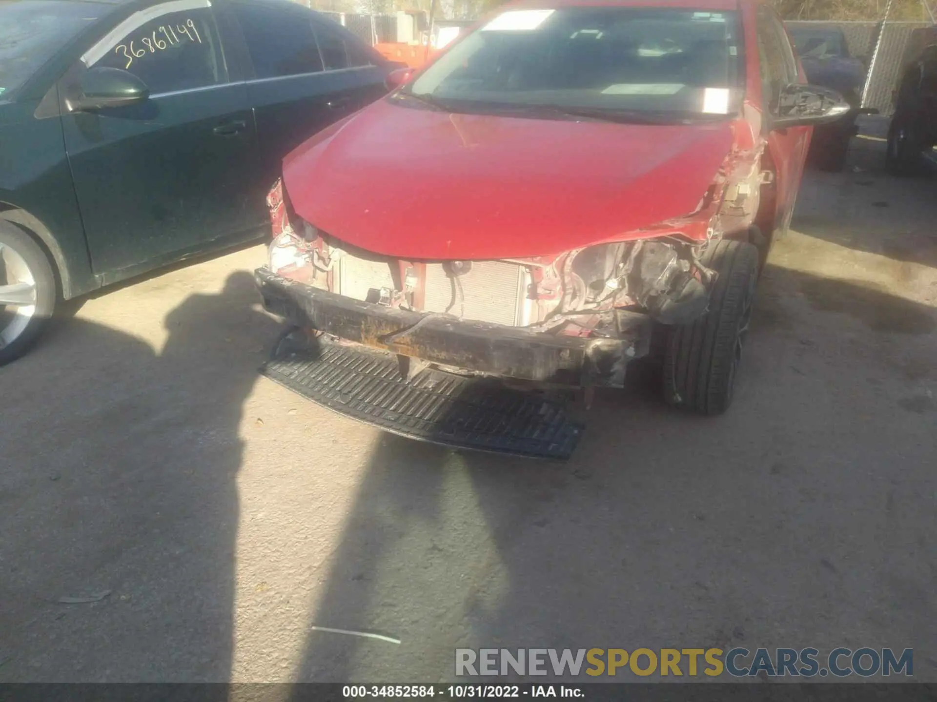 6 fotografías del automóvil dañado 5YFBURHE6KP921567 TOYOTA COROLLA 2019