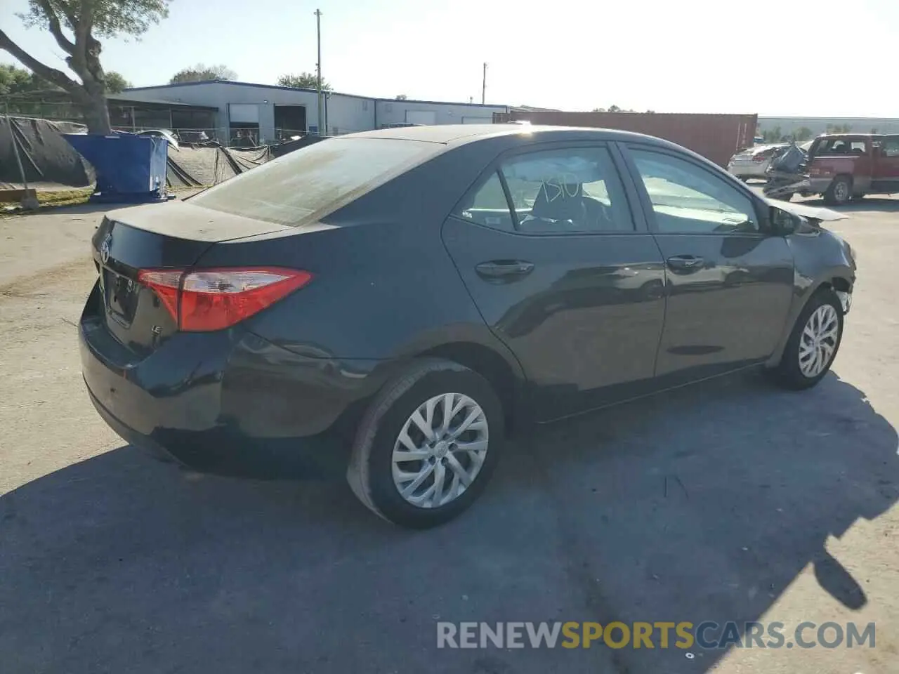 3 fotografías del automóvil dañado 5YFBURHE6KP922055 TOYOTA COROLLA 2019