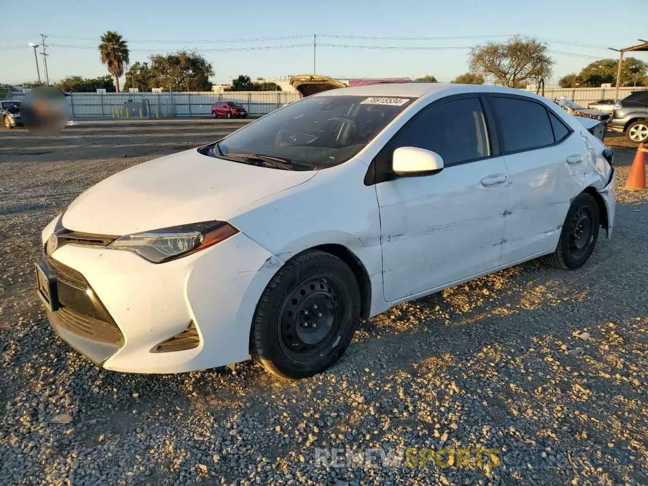 1 fotografías del automóvil dañado 5YFBURHE6KP922119 TOYOTA COROLLA 2019