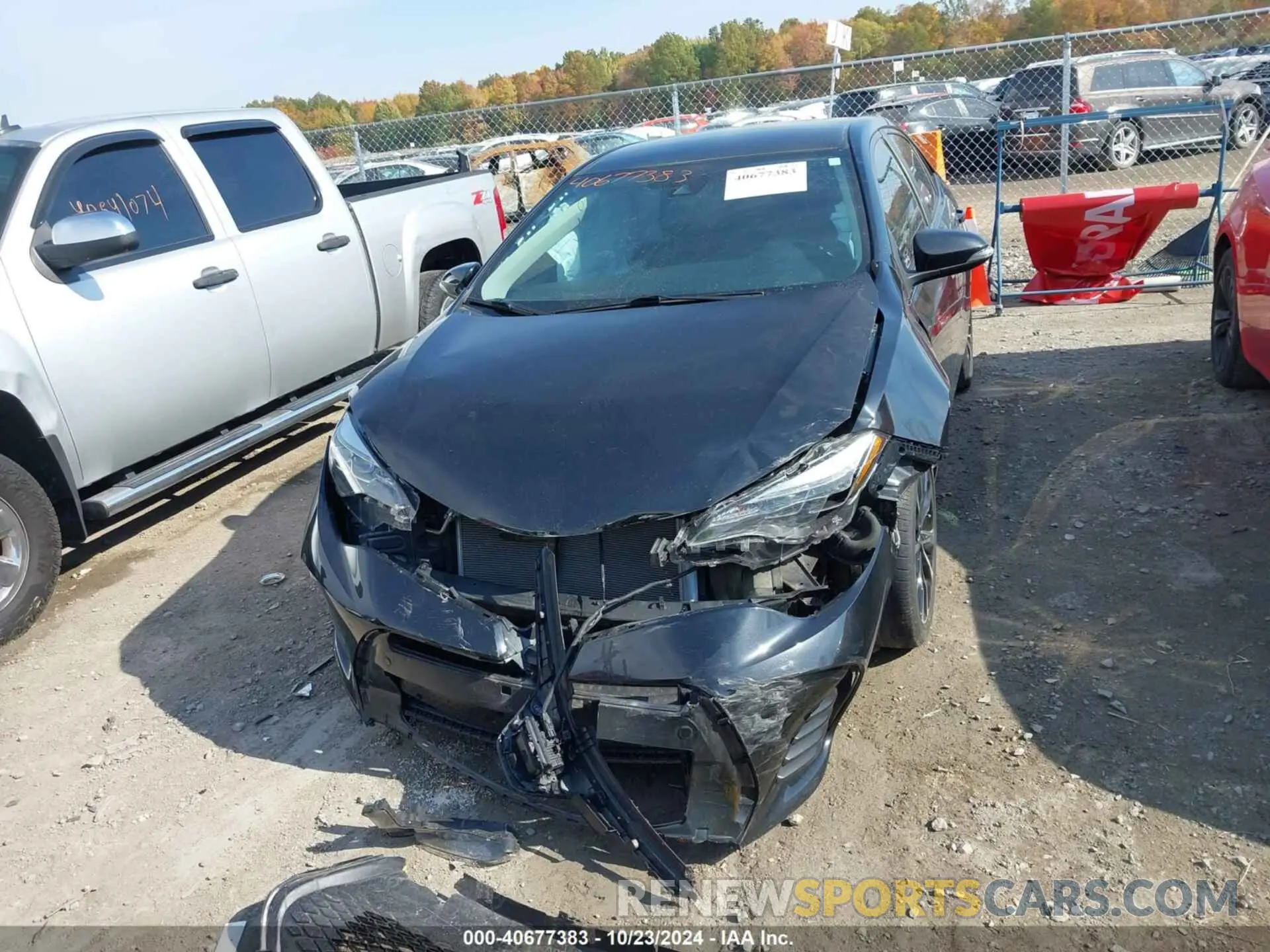 12 fotografías del automóvil dañado 5YFBURHE6KP927465 TOYOTA COROLLA 2019