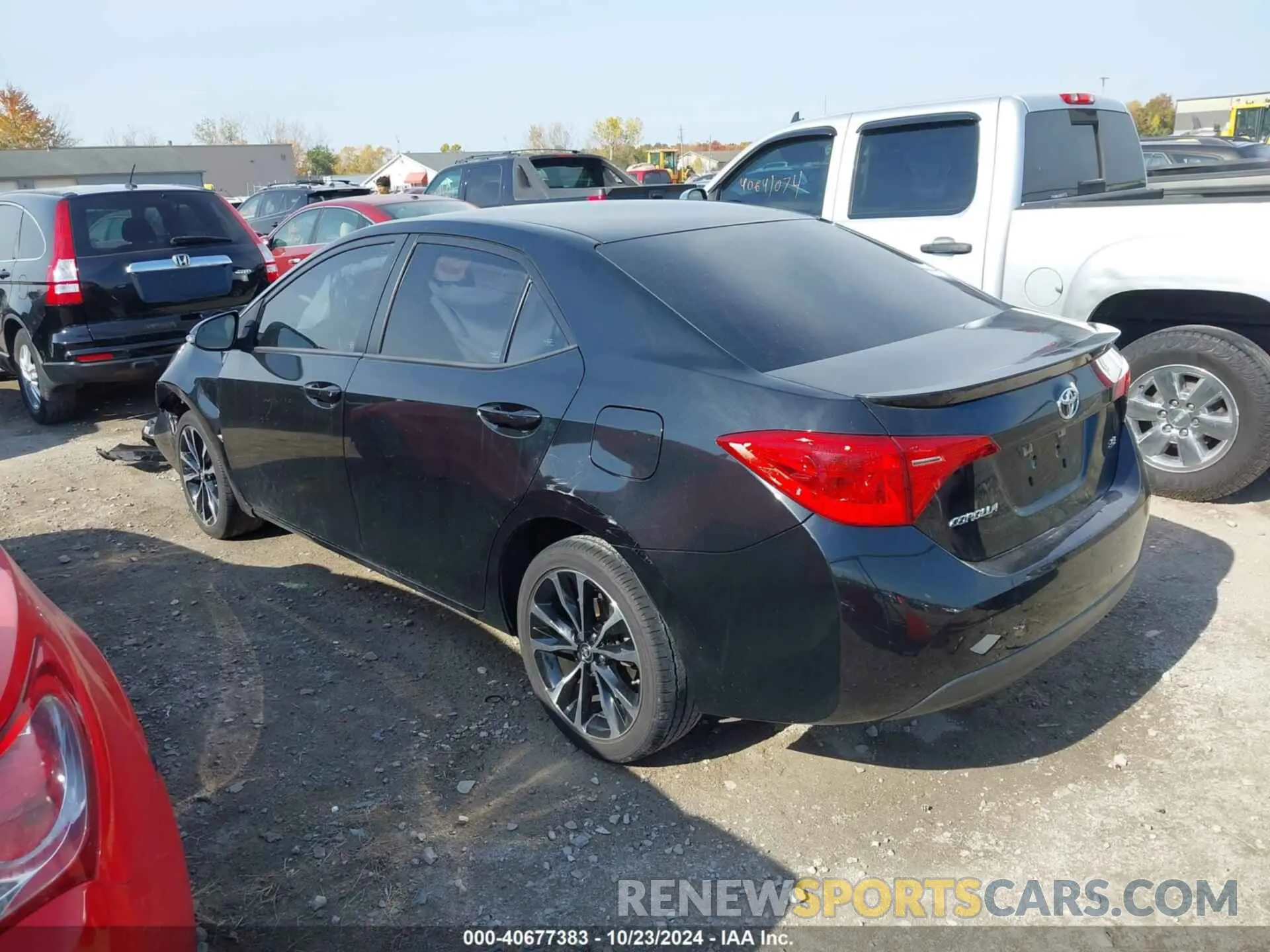 3 fotografías del automóvil dañado 5YFBURHE6KP927465 TOYOTA COROLLA 2019