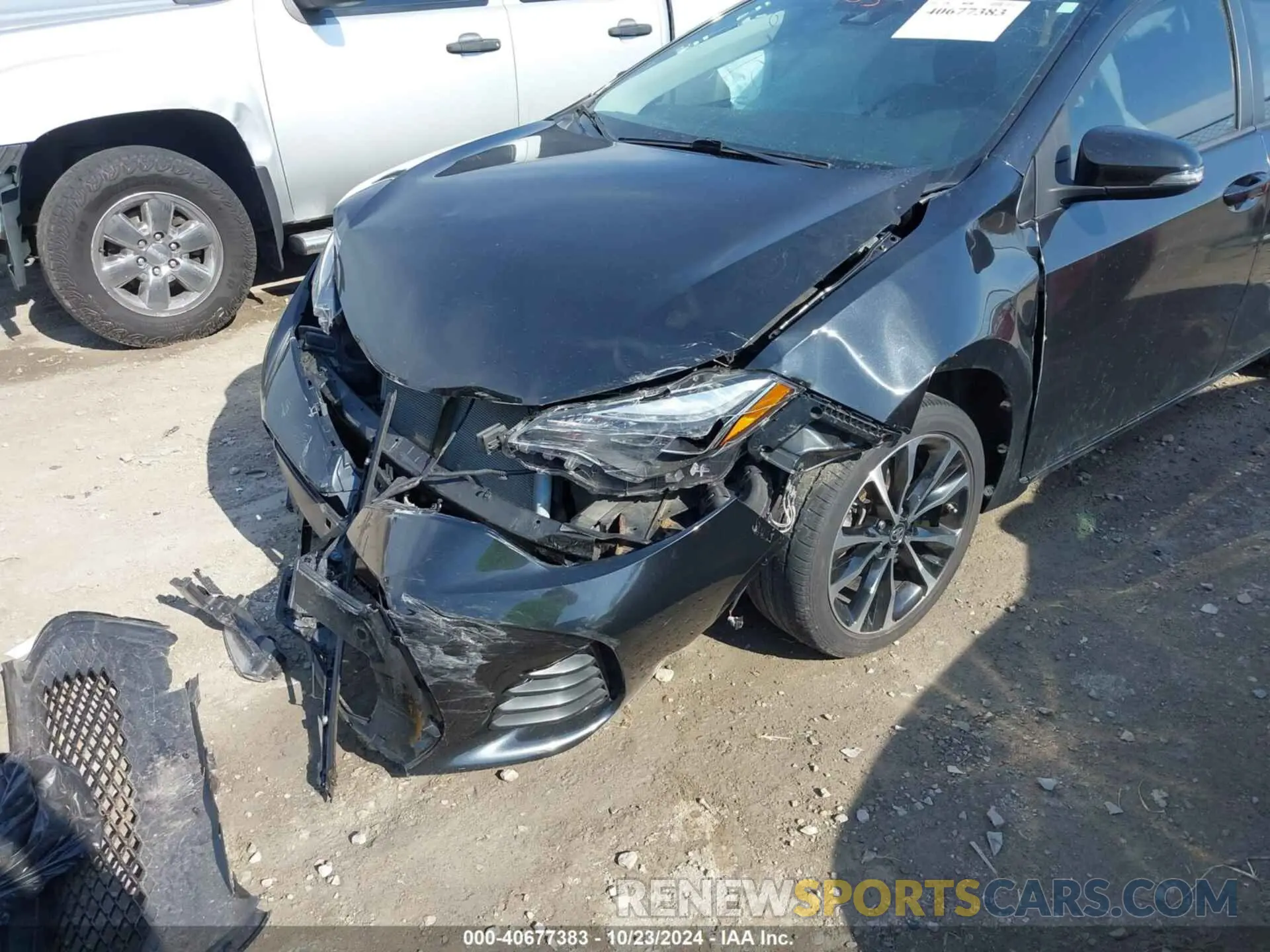6 fotografías del automóvil dañado 5YFBURHE6KP927465 TOYOTA COROLLA 2019