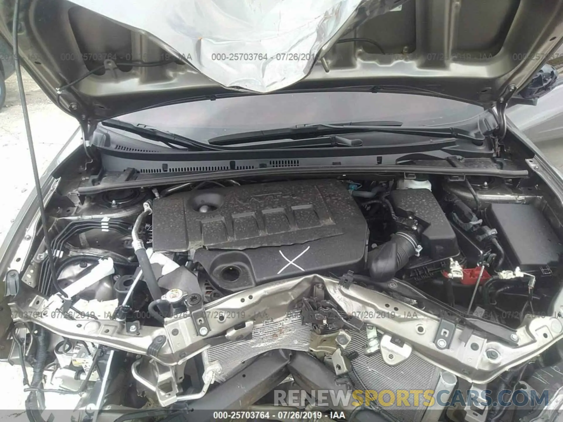 10 fotografías del automóvil dañado 5YFBURHE6KP927918 TOYOTA COROLLA 2019