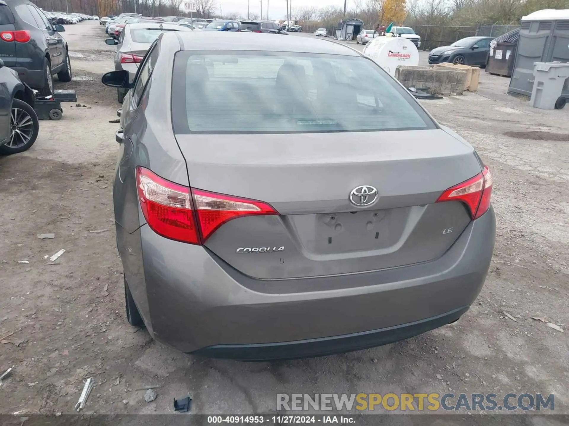 16 fotografías del automóvil dañado 5YFBURHE6KP931239 TOYOTA COROLLA 2019