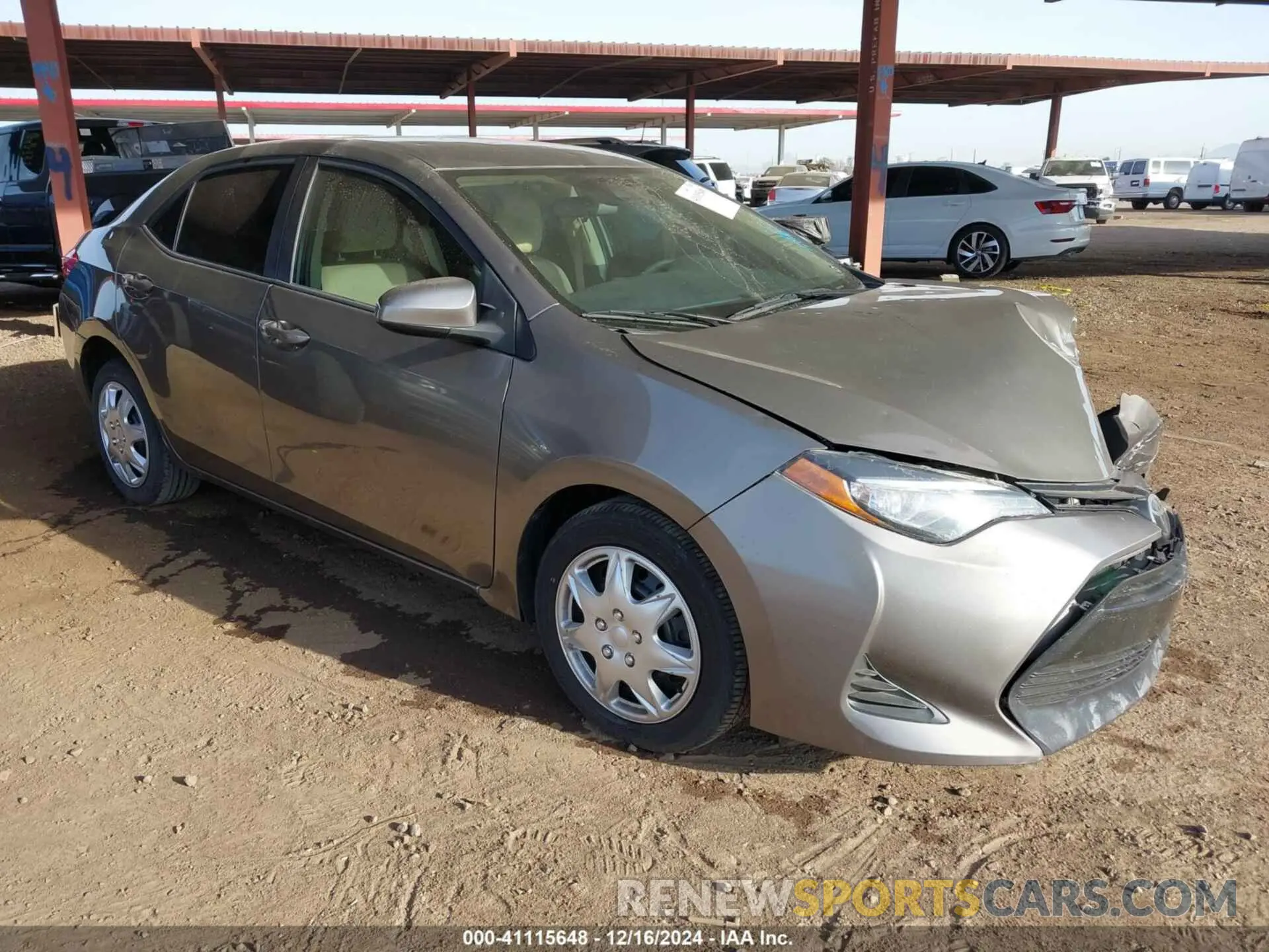 1 fotografías del automóvil dañado 5YFBURHE6KP931905 TOYOTA COROLLA 2019
