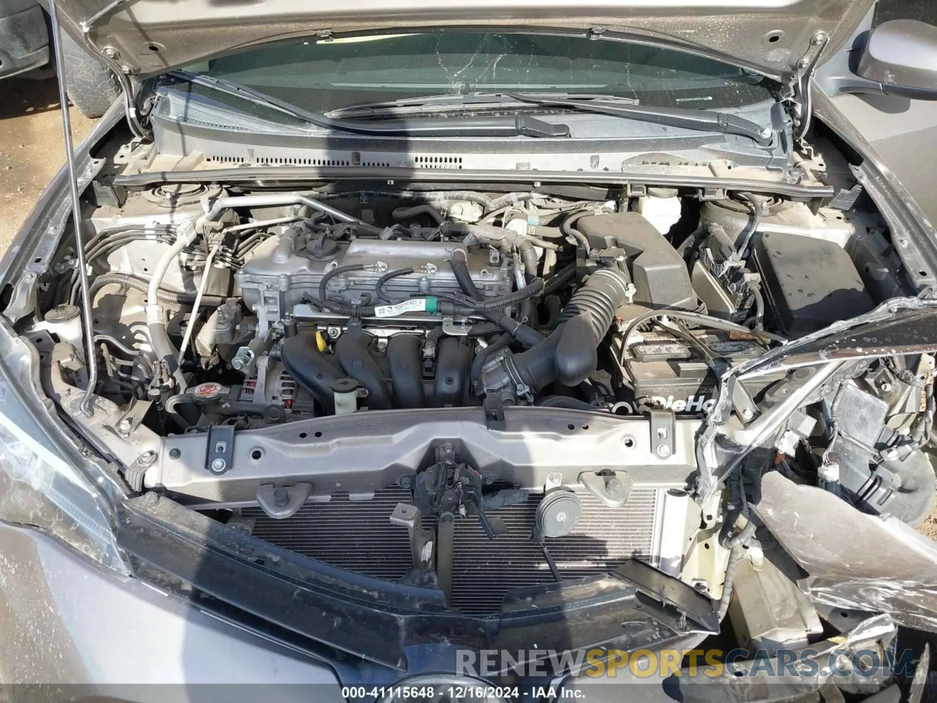 10 fotografías del automóvil dañado 5YFBURHE6KP931905 TOYOTA COROLLA 2019