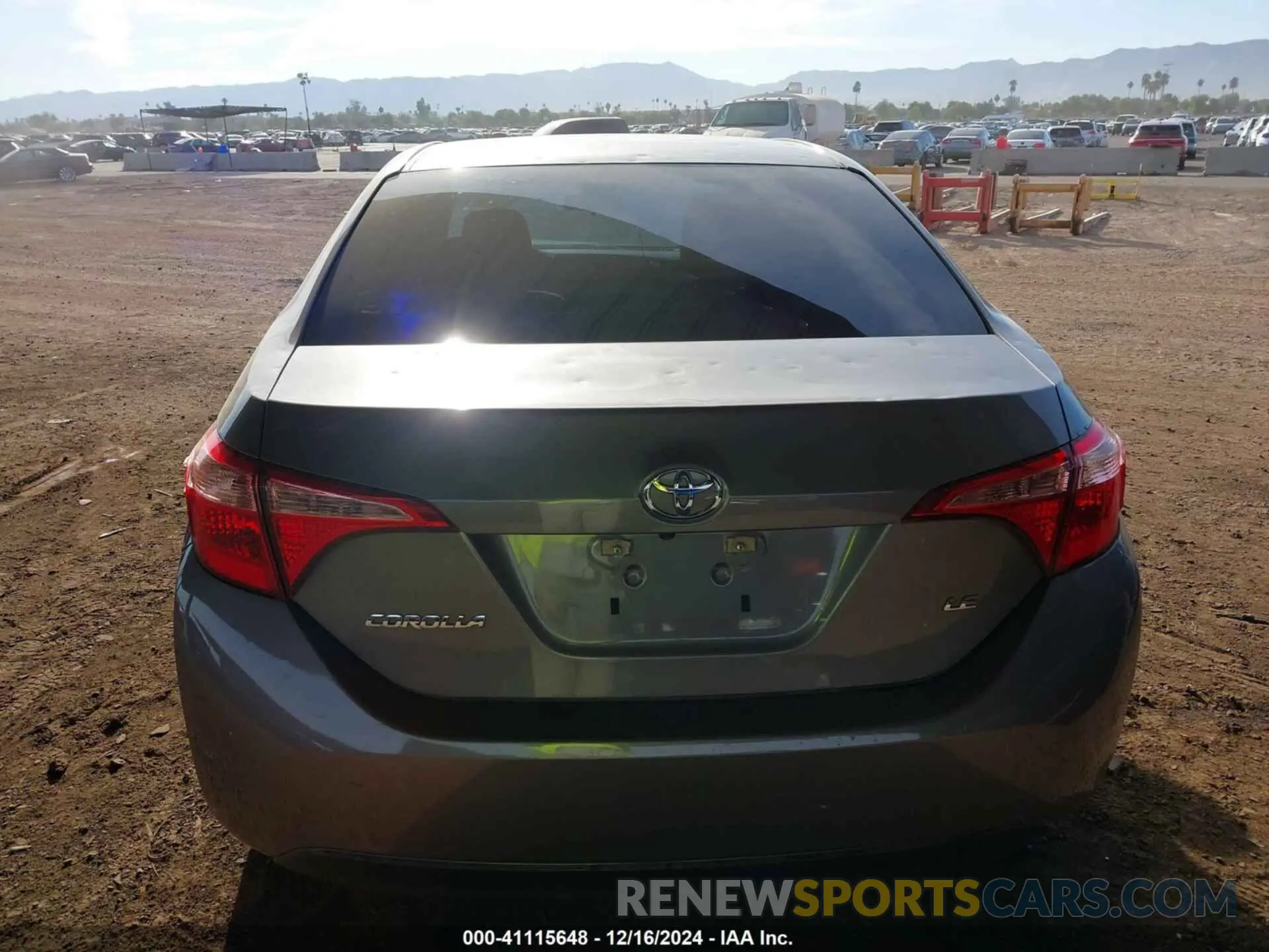 16 fotografías del automóvil dañado 5YFBURHE6KP931905 TOYOTA COROLLA 2019