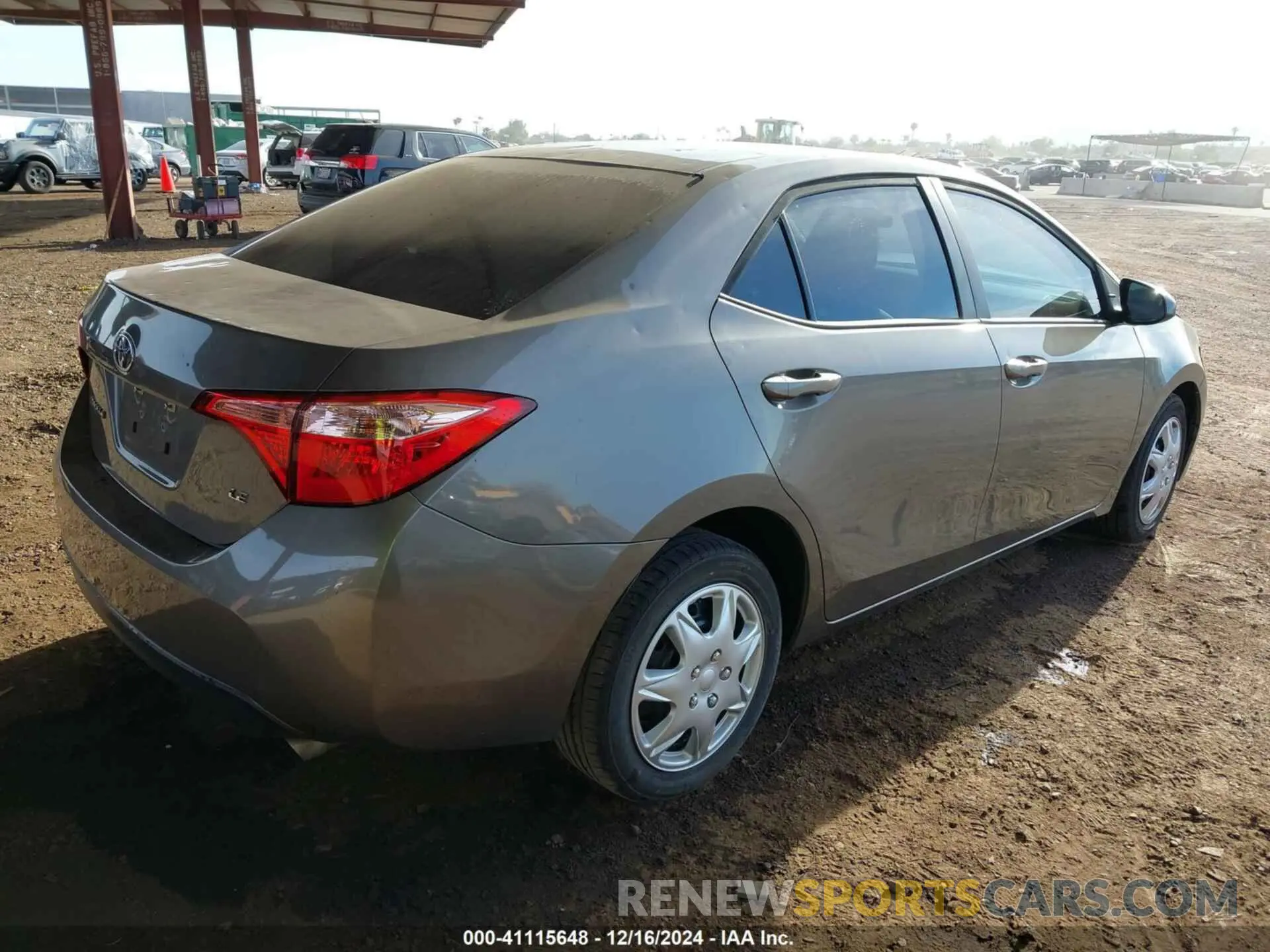 4 fotografías del automóvil dañado 5YFBURHE6KP931905 TOYOTA COROLLA 2019