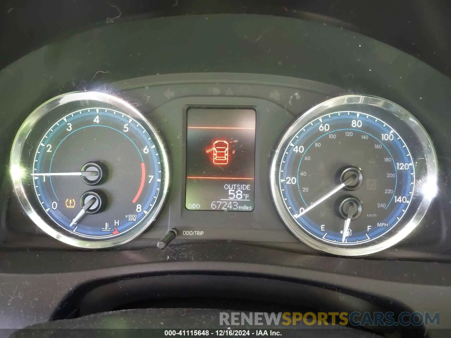 7 fotografías del automóvil dañado 5YFBURHE6KP931905 TOYOTA COROLLA 2019