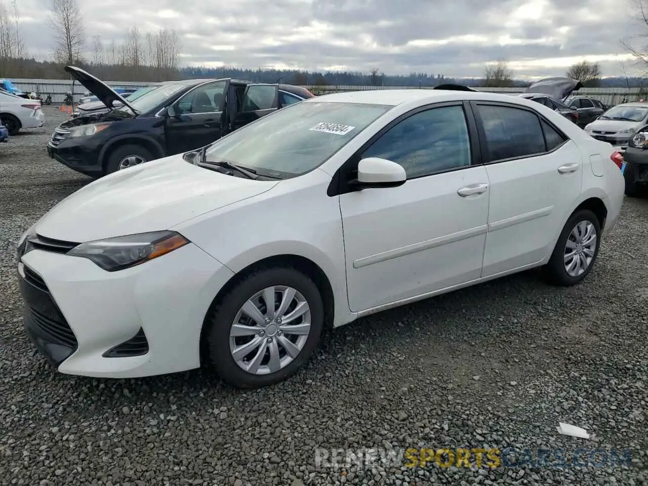 1 fotografías del automóvil dañado 5YFBURHE6KP935145 TOYOTA COROLLA 2019