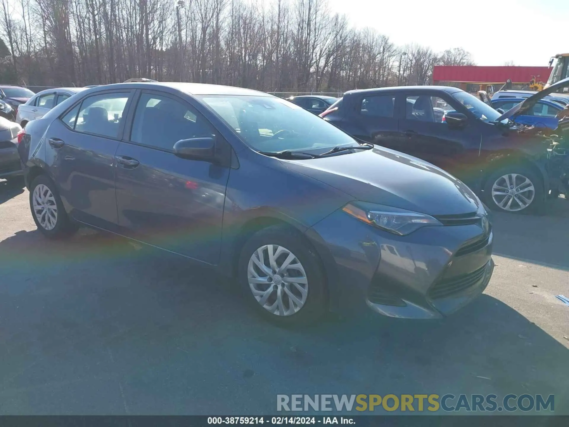 1 fotografías del automóvil dañado 5YFBURHE6KP939602 TOYOTA COROLLA 2019