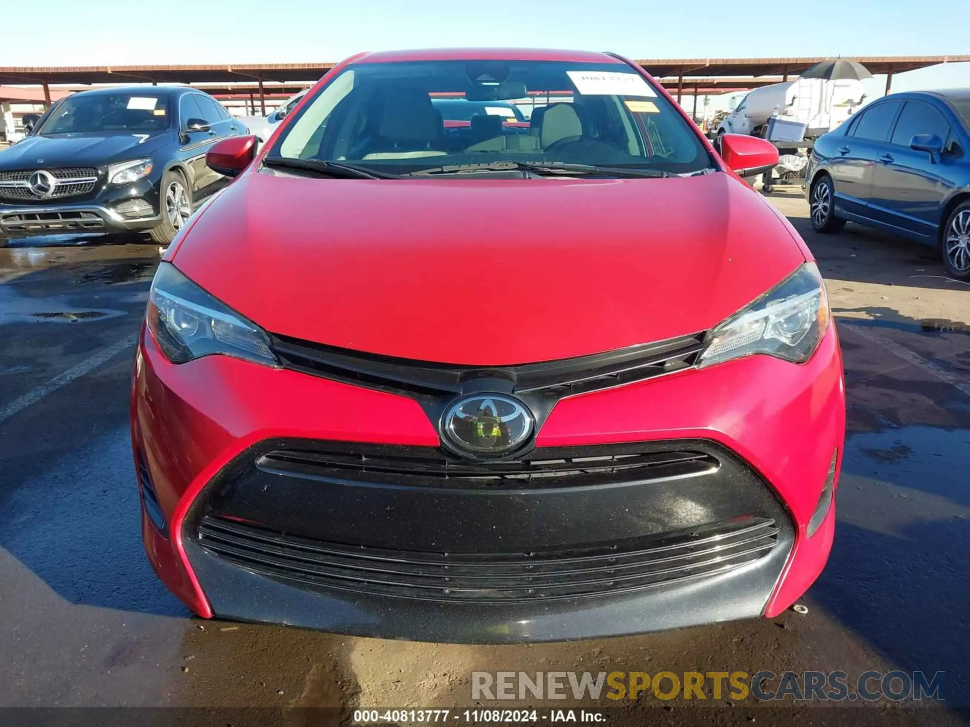 12 fotografías del automóvil dañado 5YFBURHE6KP942032 TOYOTA COROLLA 2019