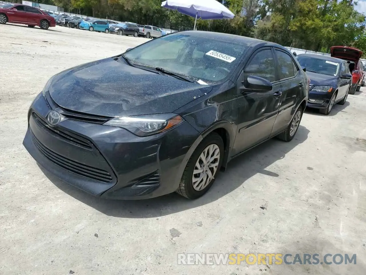 1 fotografías del automóvil dañado 5YFBURHE6KP945920 TOYOTA COROLLA 2019