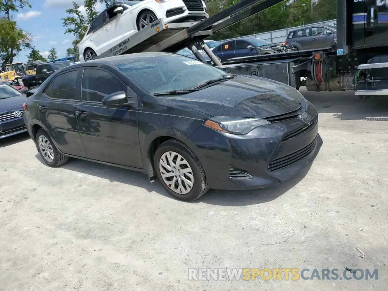 4 fotografías del automóvil dañado 5YFBURHE6KP945920 TOYOTA COROLLA 2019