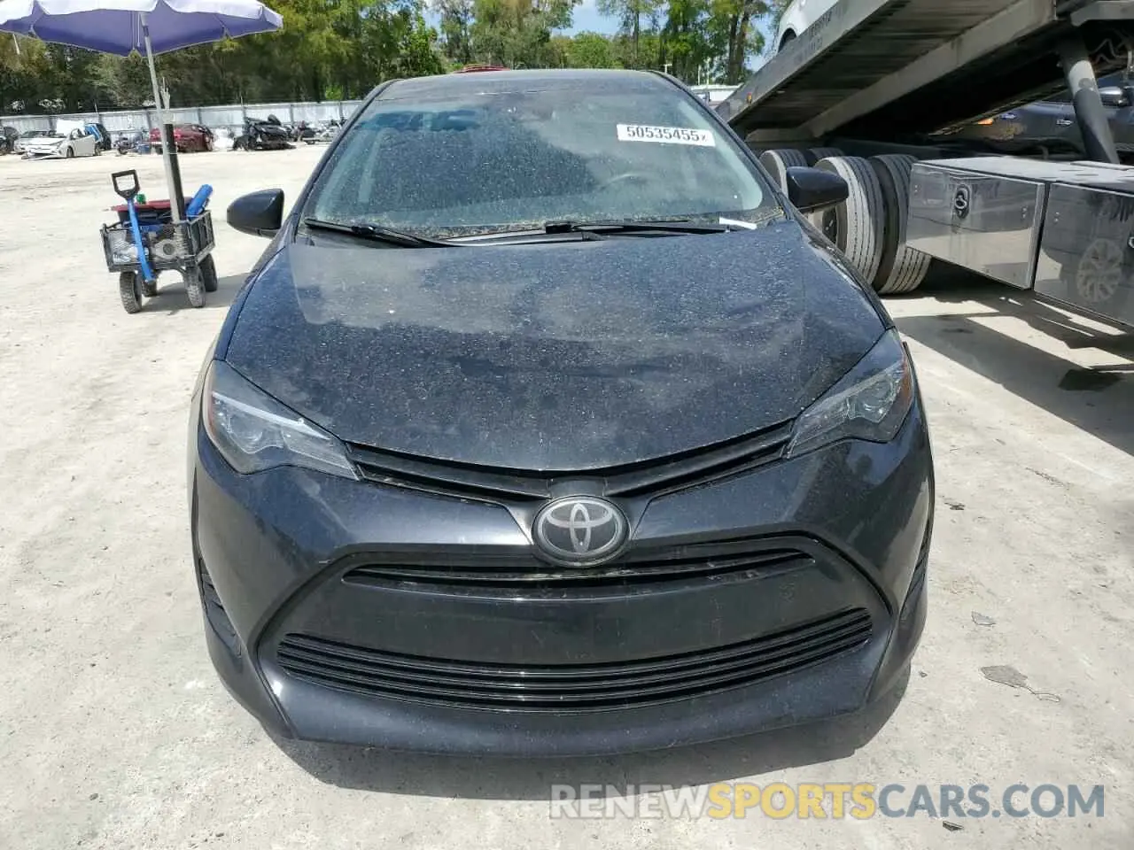 5 fotografías del automóvil dañado 5YFBURHE6KP945920 TOYOTA COROLLA 2019