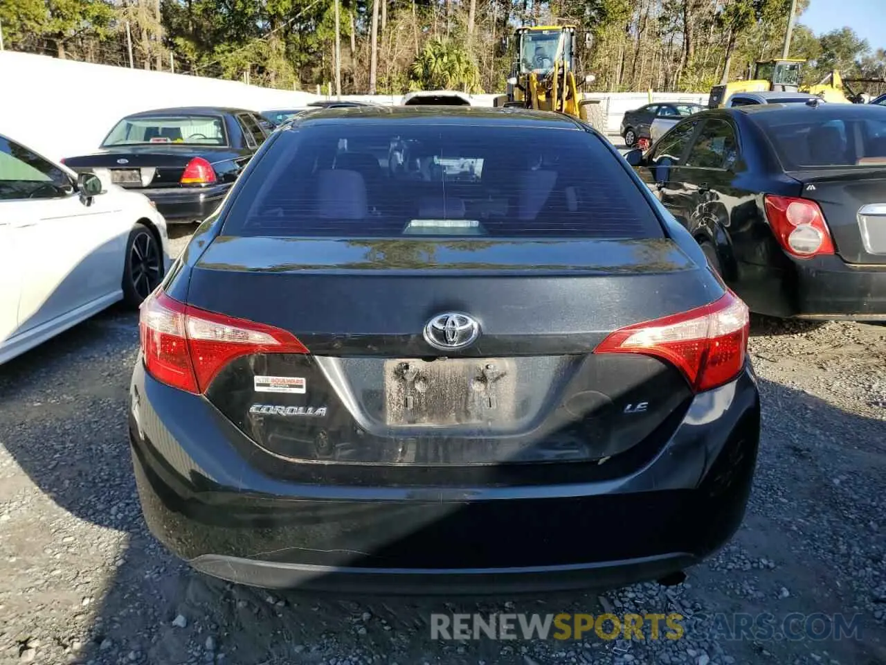 6 fotografías del automóvil dañado 5YFBURHE7KP859676 TOYOTA COROLLA 2019