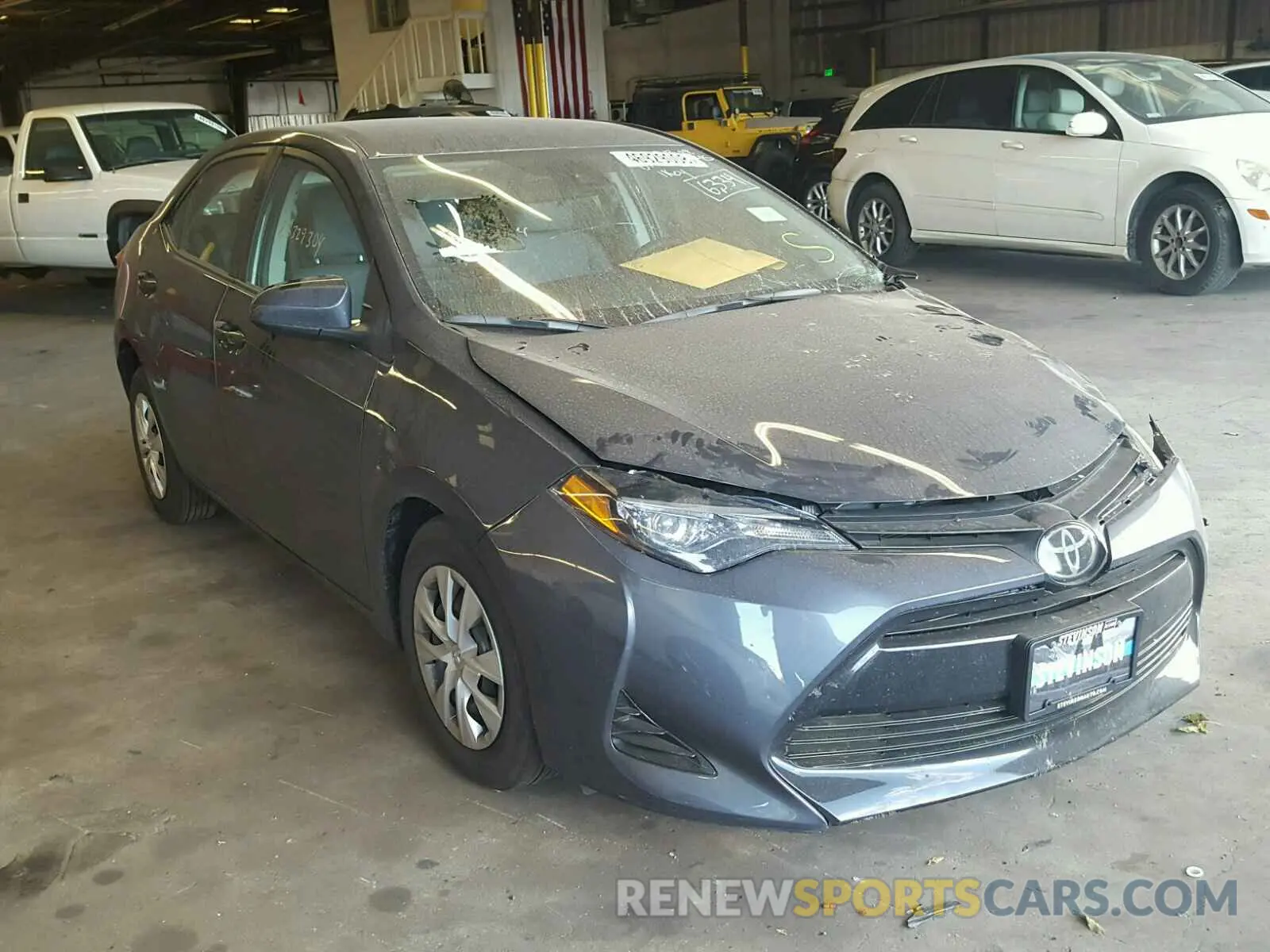 1 fotografías del automóvil dañado 5YFBURHE7KP863324 TOYOTA COROLLA 2019