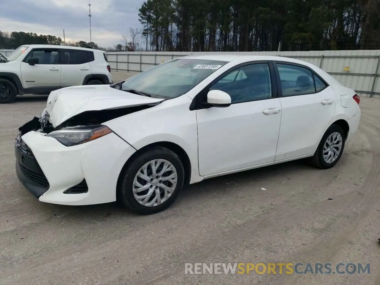 1 fotografías del automóvil dañado 5YFBURHE7KP863520 TOYOTA COROLLA 2019