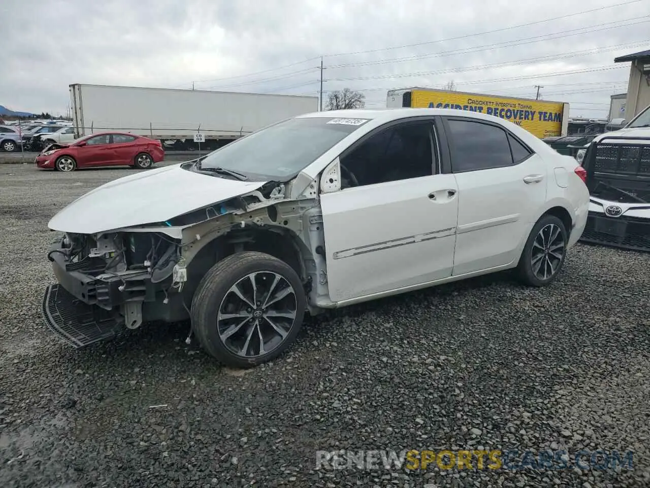 1 fotografías del automóvil dañado 5YFBURHE7KP873092 TOYOTA COROLLA 2019