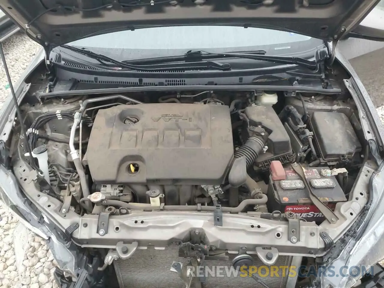 11 fotografías del automóvil dañado 5YFBURHE7KP874033 TOYOTA COROLLA 2019