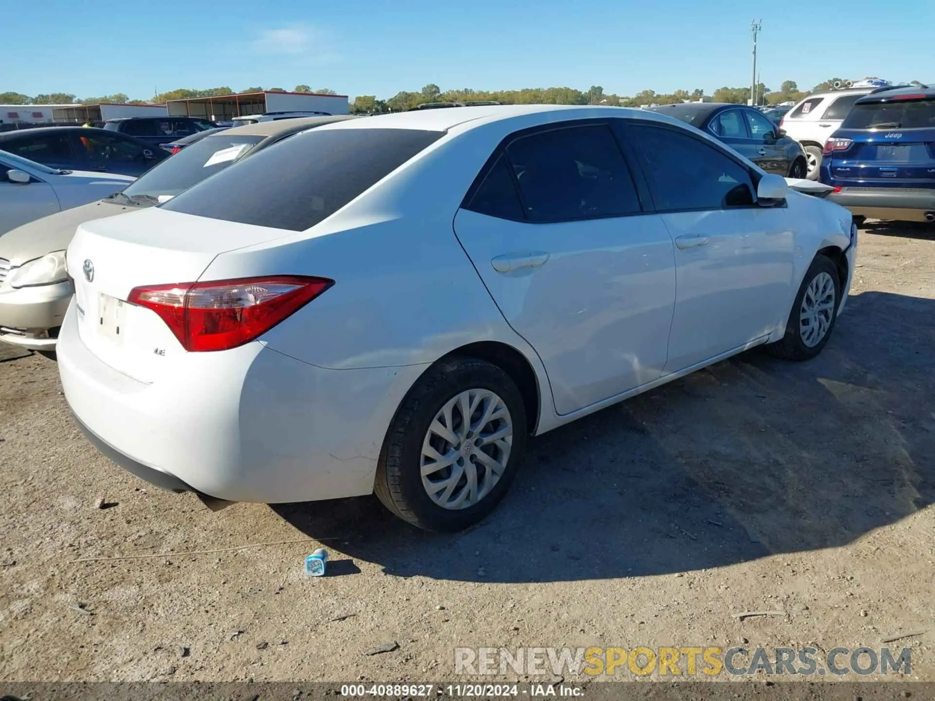 4 fotografías del automóvil dañado 5YFBURHE7KP875277 TOYOTA COROLLA 2019