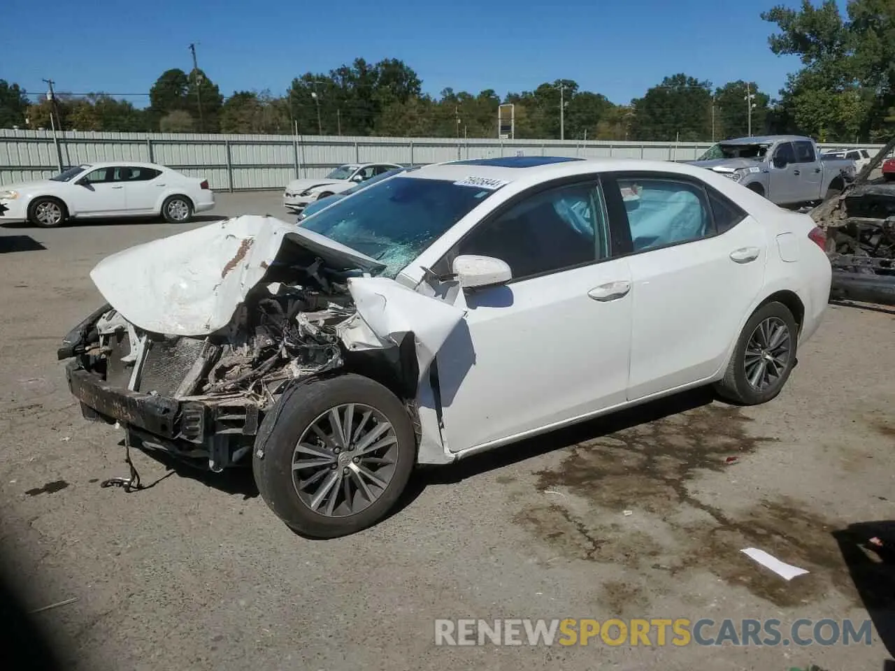 1 fotografías del automóvil dañado 5YFBURHE7KP891222 TOYOTA COROLLA 2019