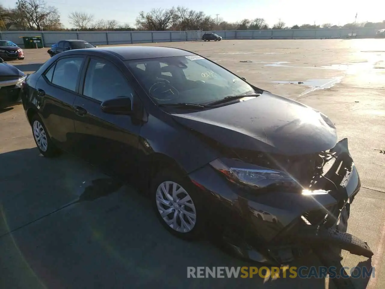 1 fotografías del automóvil dañado 5YFBURHE7KP898042 TOYOTA COROLLA 2019