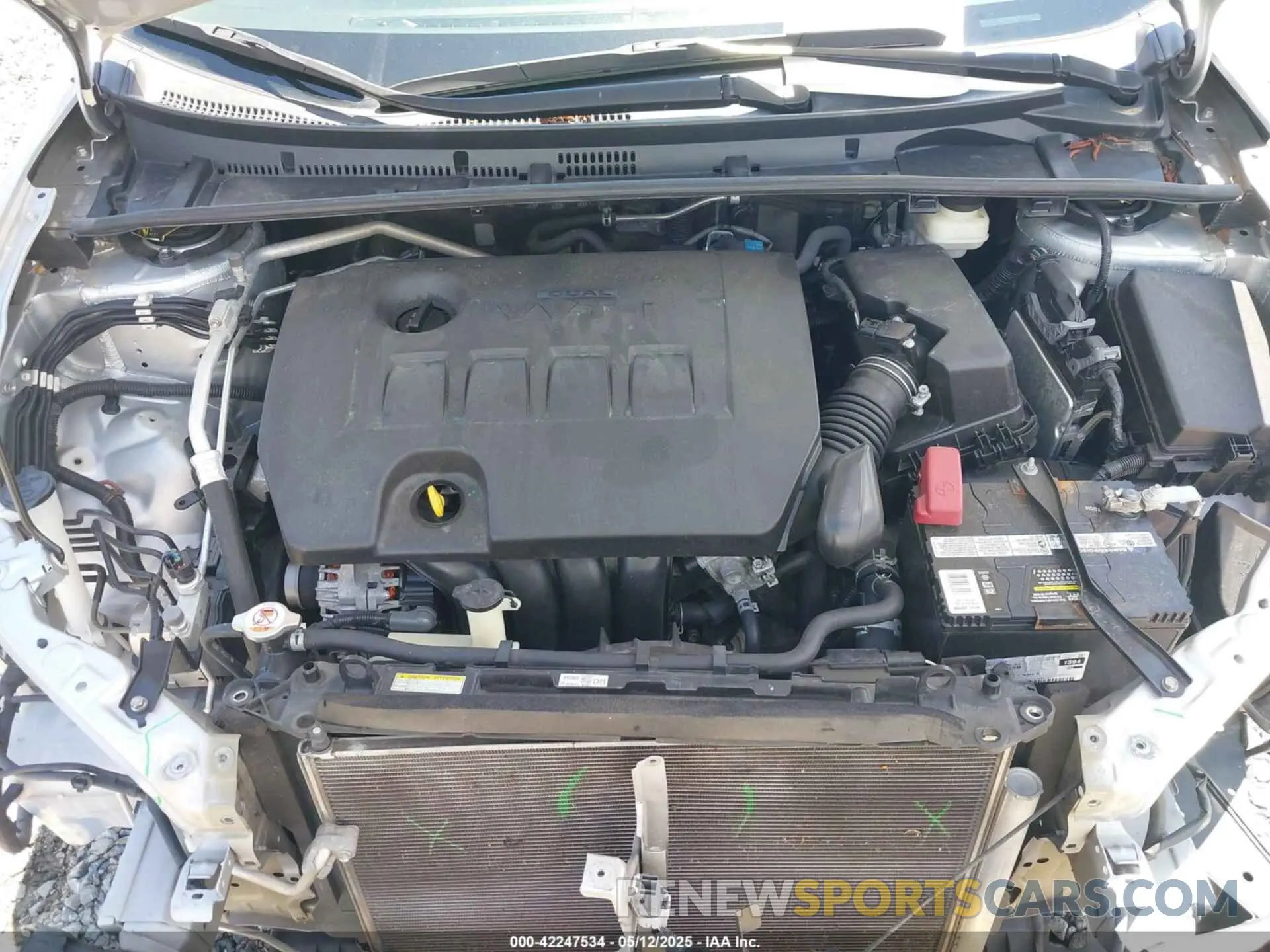 10 fotografías del automóvil dañado 5YFBURHE7KP898929 TOYOTA COROLLA 2019