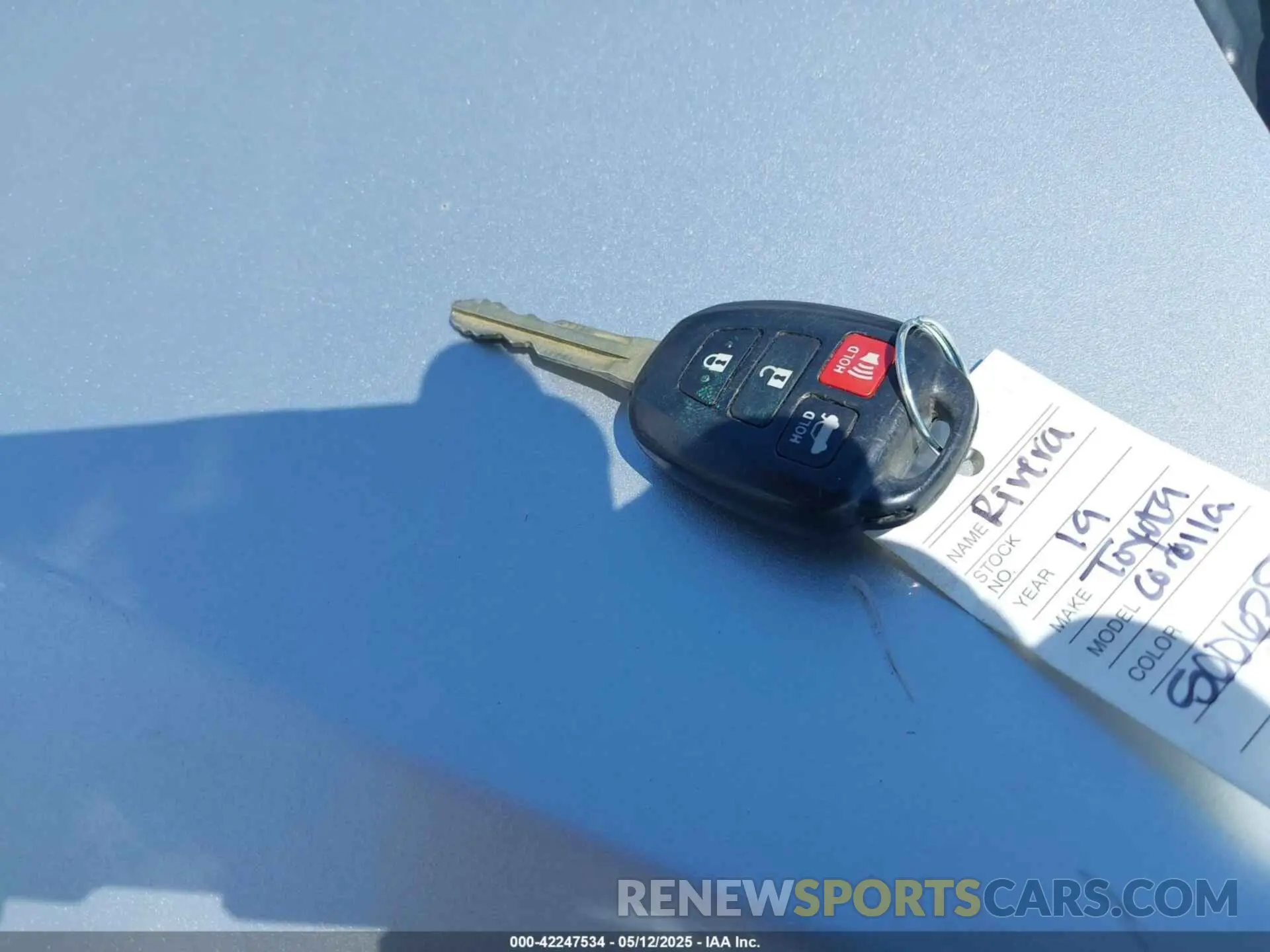 11 fotografías del automóvil dañado 5YFBURHE7KP898929 TOYOTA COROLLA 2019