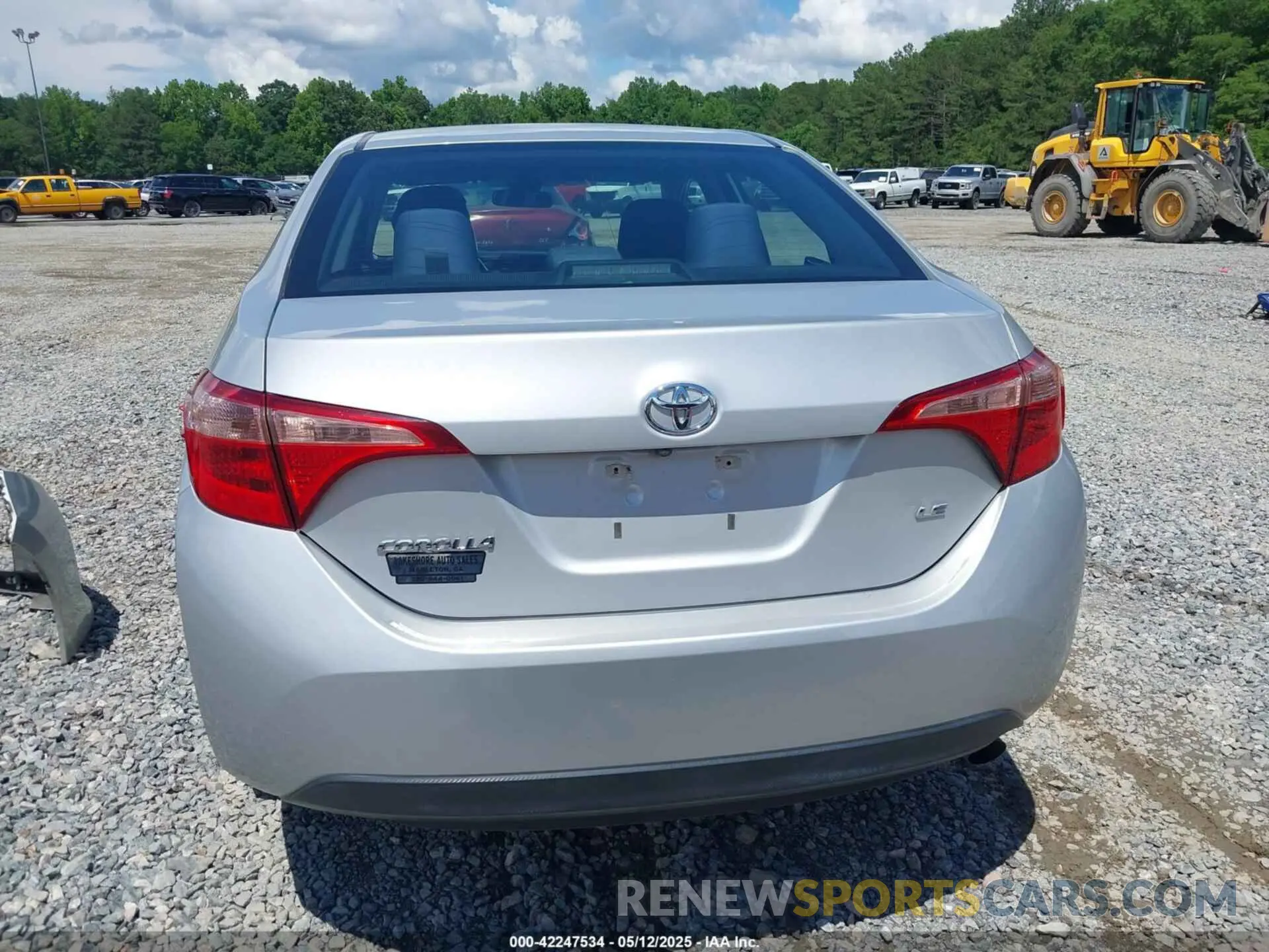 17 fotografías del automóvil dañado 5YFBURHE7KP898929 TOYOTA COROLLA 2019